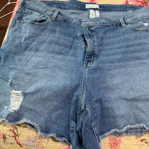Destroyed denim